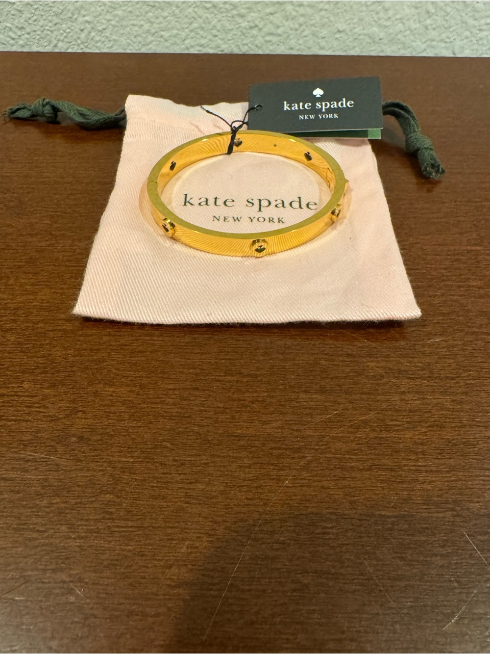 Kate Spade Gold Spade Bangle Bracelet